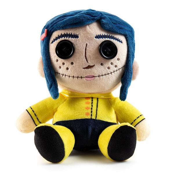 CORALINE WITH BUTTON EYES PHUNNY PLUSH BY KIDROBOT