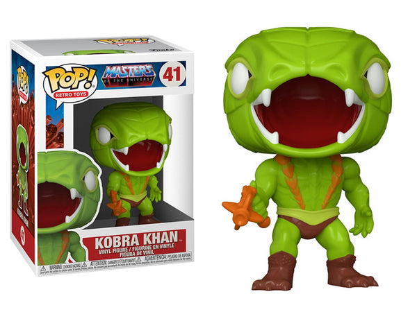 Add to your Masters of the Universe Pop! collection with this Kobra Khan figure!