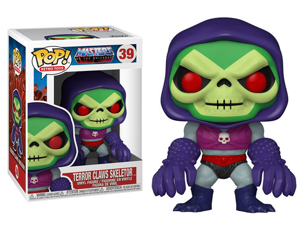 Add to your Masters of the Universe Pop! collection with this Skeletor with Terror Claws figure!